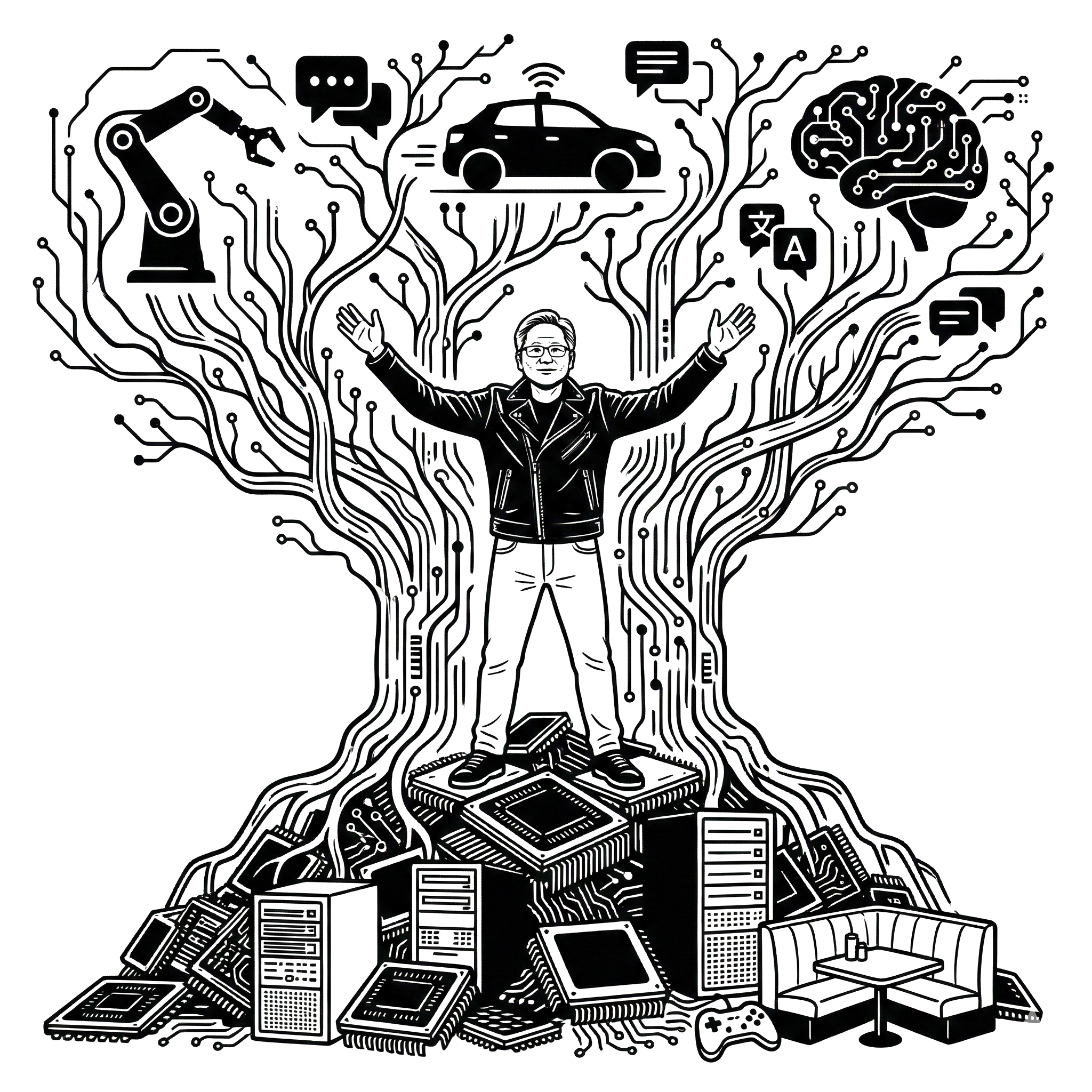 Jensen Huang, founder portrait